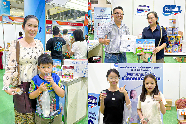 Từ VIETLAO EXPO 2026, Fidimilk từng bước mở rộng dấu ấn thương hiệu dinh dưỡng Việt tại thị trường khu vực